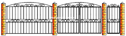 Забор сварной СЗ-46