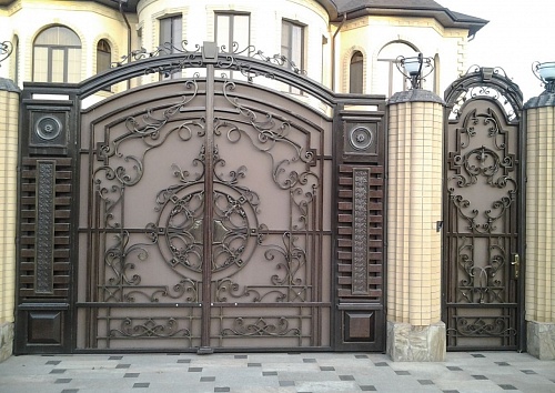 Ворота кованые №17