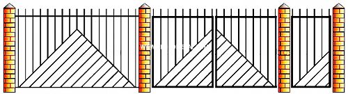 Забор сварной СЗ-74