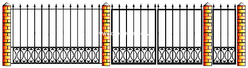 Забор сварной СЗ-54