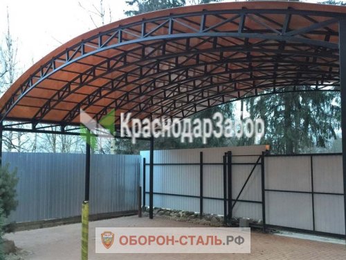 навес для ворот 40