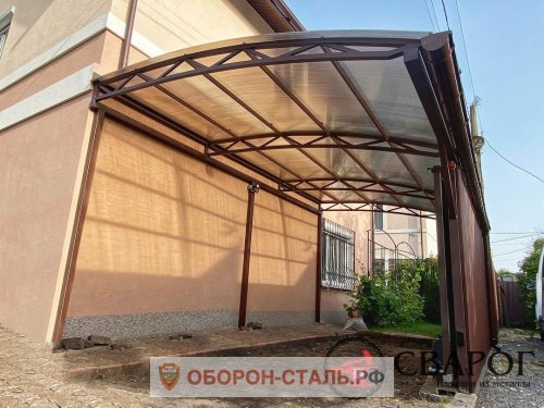 навес арочный 35