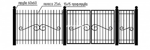 Забор сварной СЗ-64