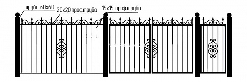Забор сварной СЗ-98