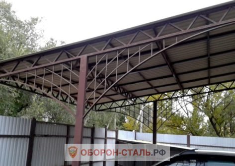 навес к дому 30