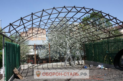 навес арочный 46