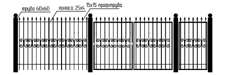 Забор сварной СЗ-83