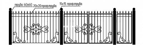 Забор сварной СЗ-105