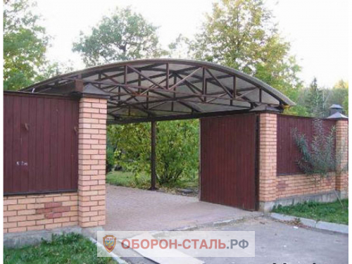 навес для ворот 8