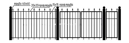 Забор сварной СЗ-52
