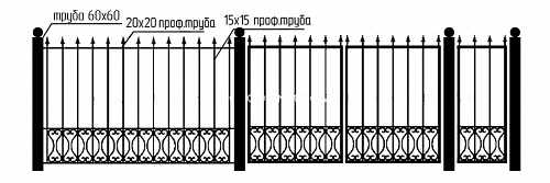 Забор сварной СЗ-54
