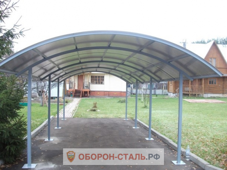 металлический навес 2