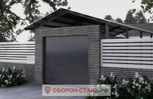 навес для ворот 32
