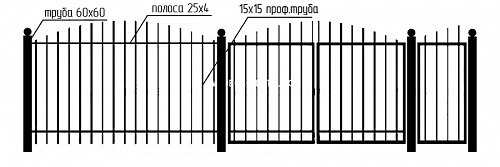 Забор сварной СЗ-3