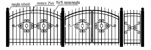 Забор сварной СЗ-85