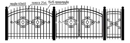 Забор сварной СЗ-85