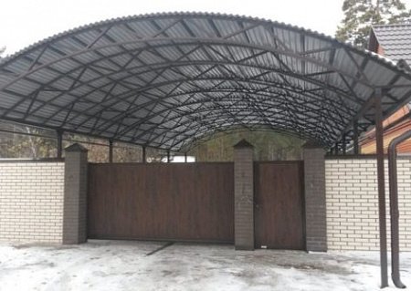 навес арочный 6