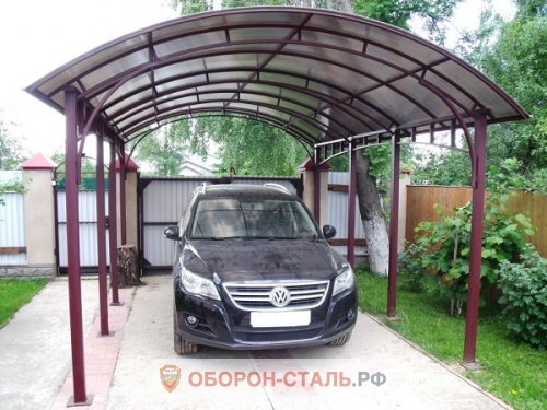 навес арочный 40