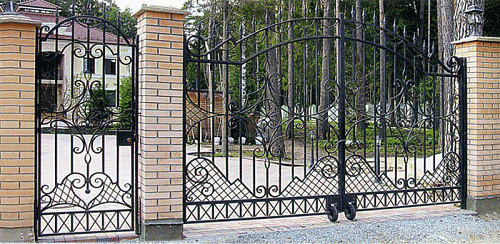 Ворота кованые №53