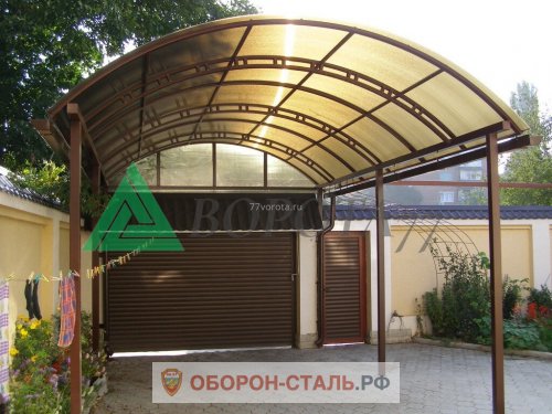 навес для ворот 26