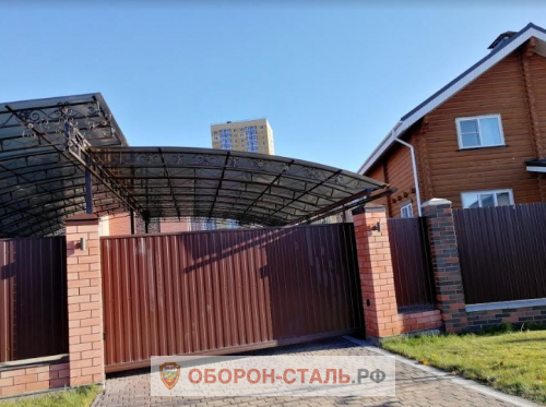 навес для ворот 9