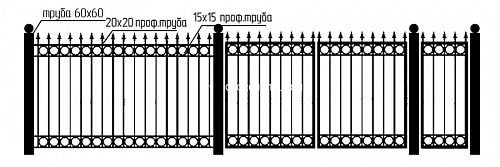 Забор сварной СЗ-58