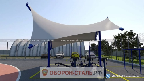 навес для площадки 10