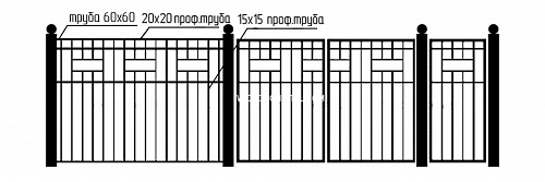 Забор сварной СЗ-33
