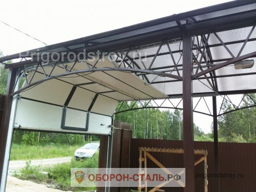 навес арочный 25
