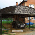 навес для гаража 14