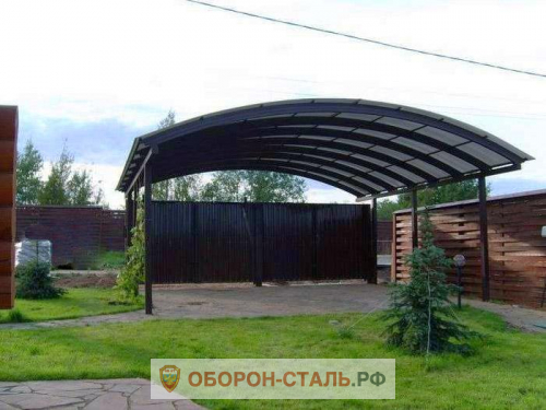 навес арочный 7