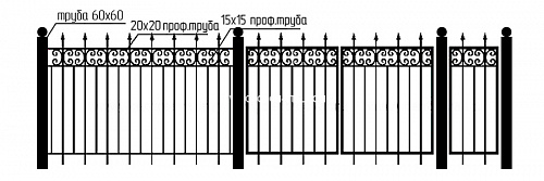 Забор сварной СЗ-60