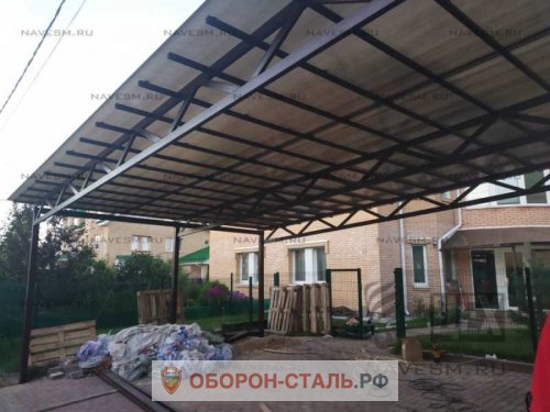 односкатный навес 5