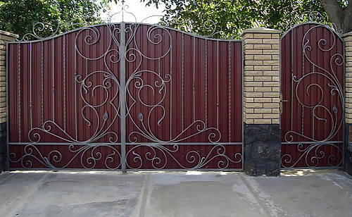 Ворота кованые №262