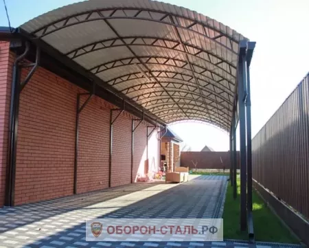 навес из профлиста 7