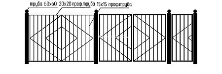 Забор сварной СЗ-13