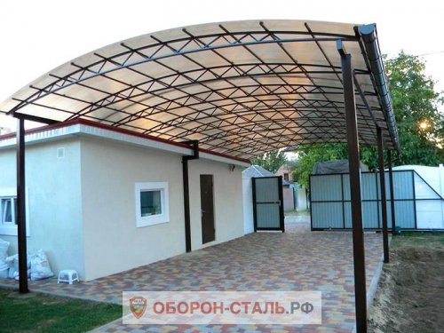 навес арочный 19