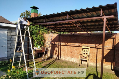 навесы для беседки 9
