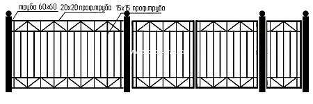 Забор сварной СЗ-32