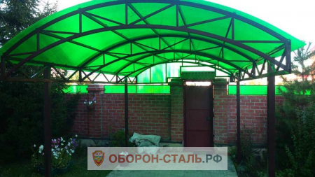 навес арочный 17