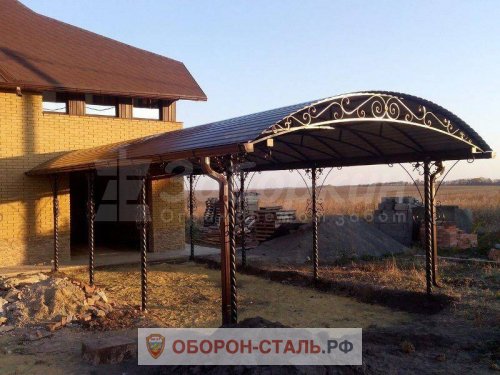 навес арочный 22