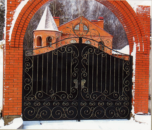 Ворота кованые №69