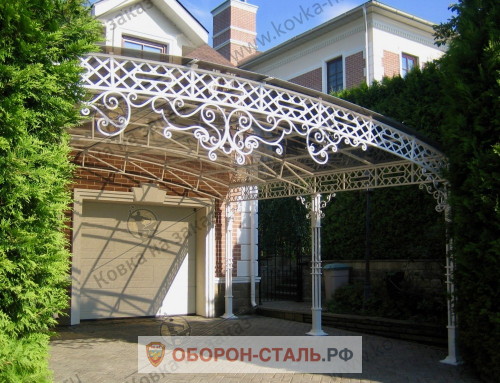 кованый навес 5