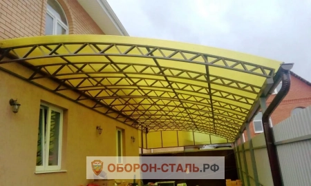 навес для ворот 13
