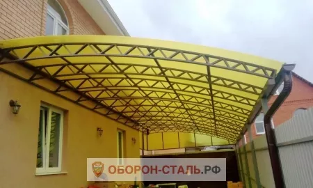 навес для ворот 13
