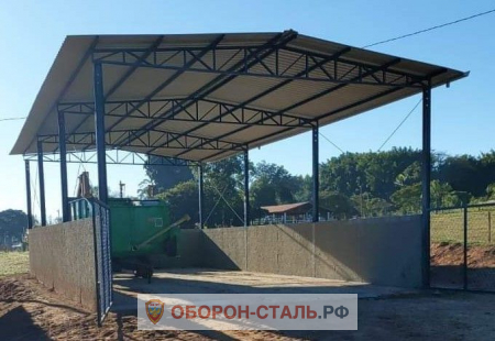 металлический навес 15