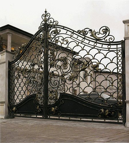 Ворота кованые №18