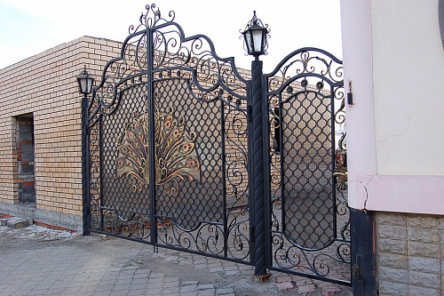Ворота кованые №137