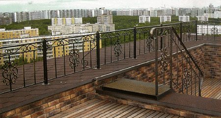 Кованый забор №45