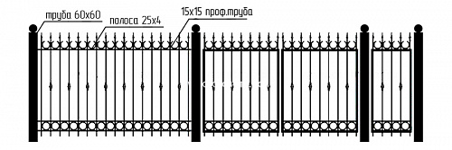Забор сварной СЗ-100